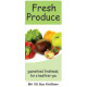 FRESH PRODUCE - 1000 Full colour LABELS